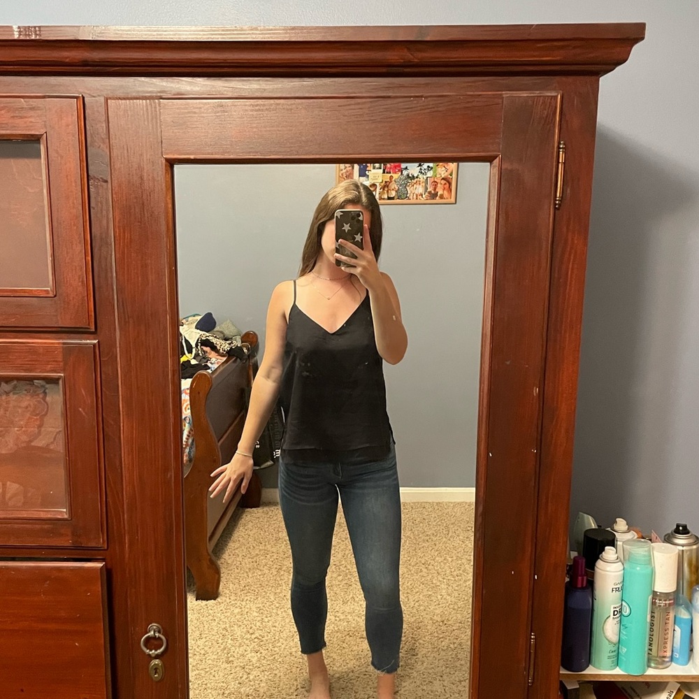 Super dark navy blue tank top